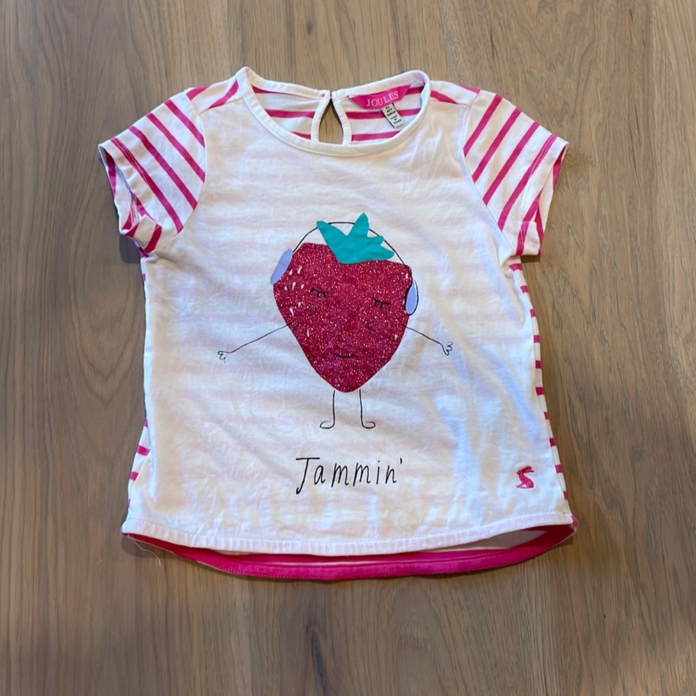 Girls Strawberry 🍓 Joules Top